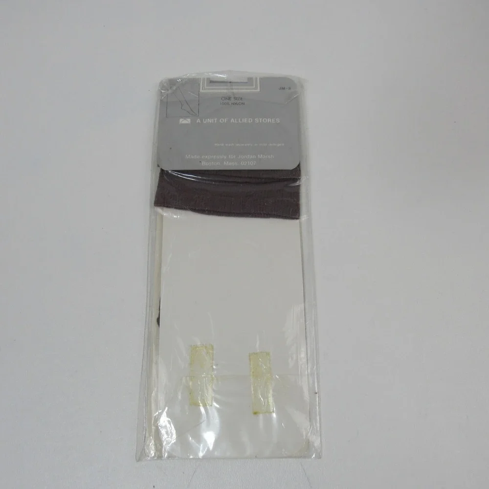 Jordan Marsh Sheer Stretch Knee Hi Pantyhose Stockings‎ Brown One Size Nylon